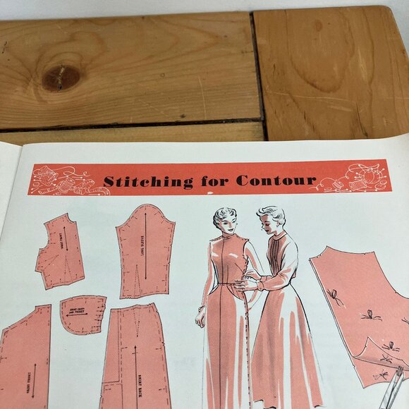 Singer Sewing Skills Reference Book 1955 Stitching Techniques Fashion History - Picture 5 of 6
